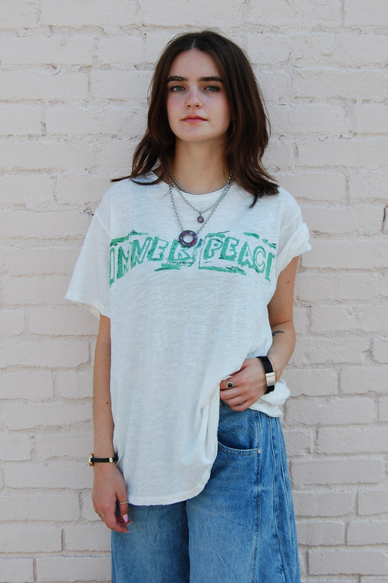 Magnolia Pearl Inner Peace Tee in Mantis