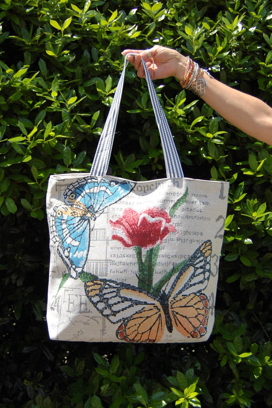 Butterfly Canvas Tote Bag
