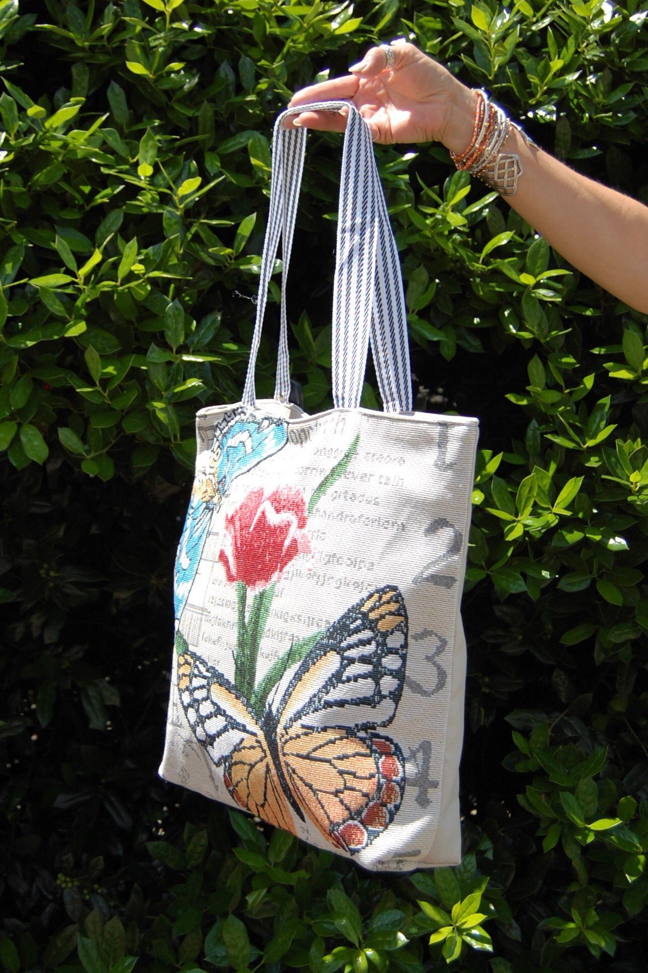 Butterfly Canvas Tote Bag