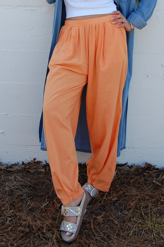 The Sandra Slouchy Pants in Orange