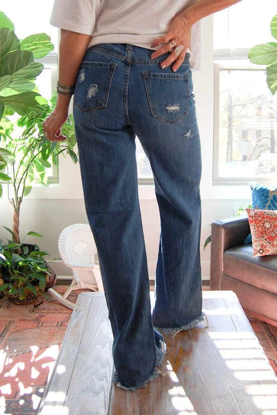 The Danni High Rise Dad Jeans in Medium Wash