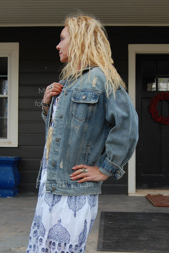 Daniella Denim Jacket in Medium Wash