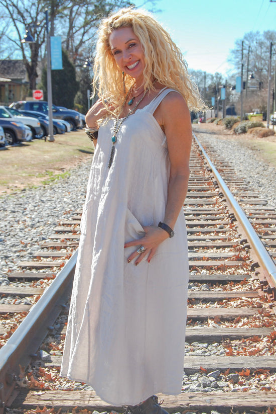 Load image into Gallery viewer, The Jennifer Jumpsuit in Beige
