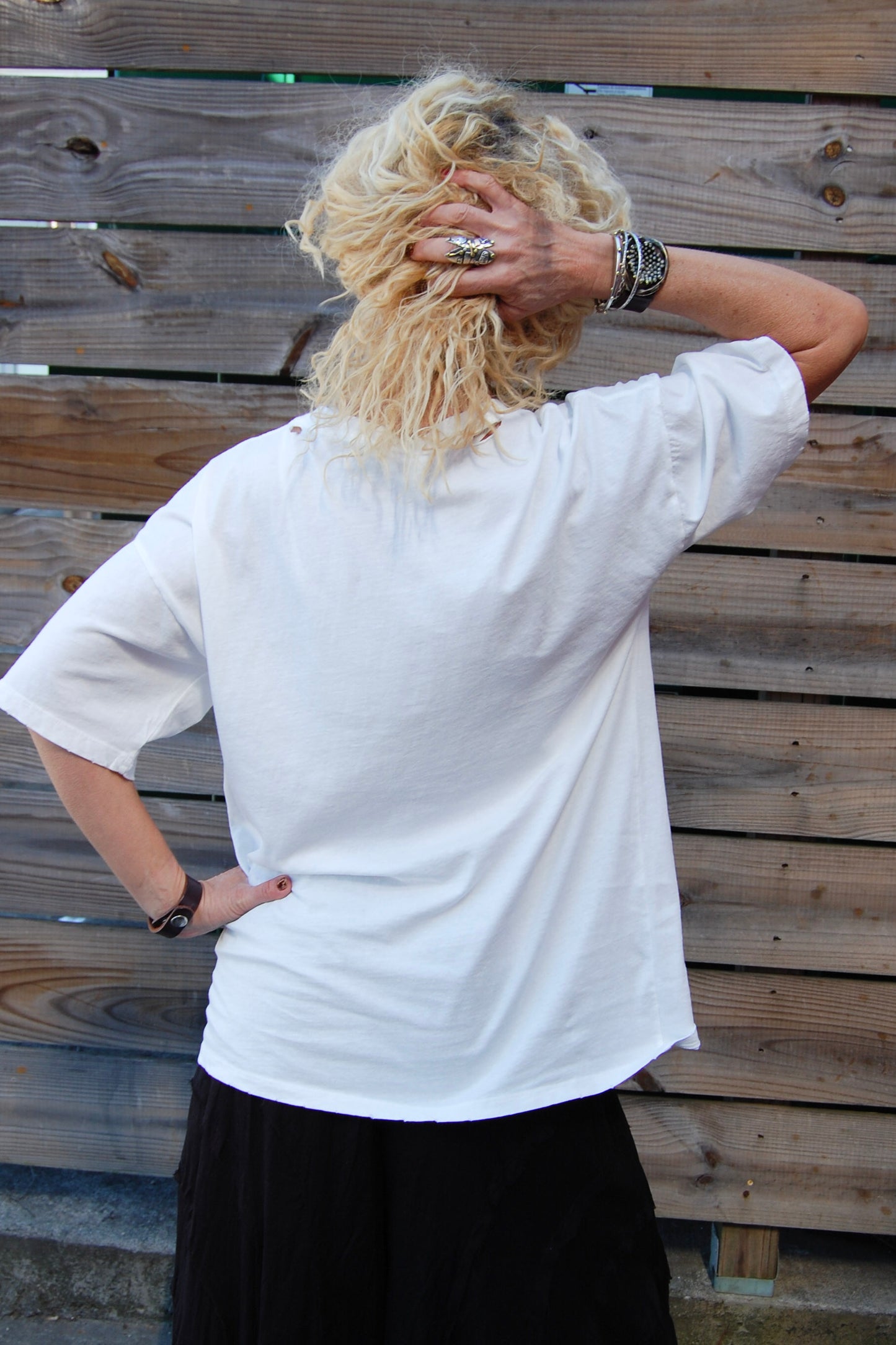 Star and Doves Tee in Ivory