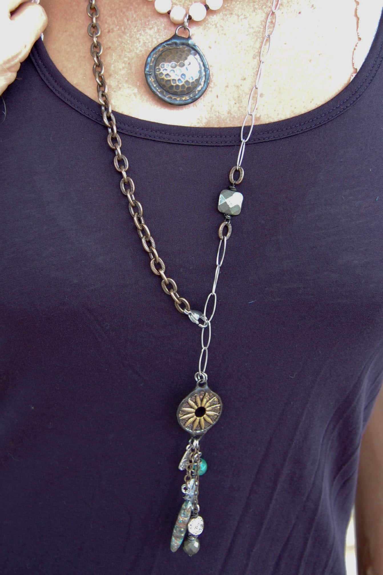 Spirit Lala Vintage Coin: The Medallion Lariat Drop Necklace