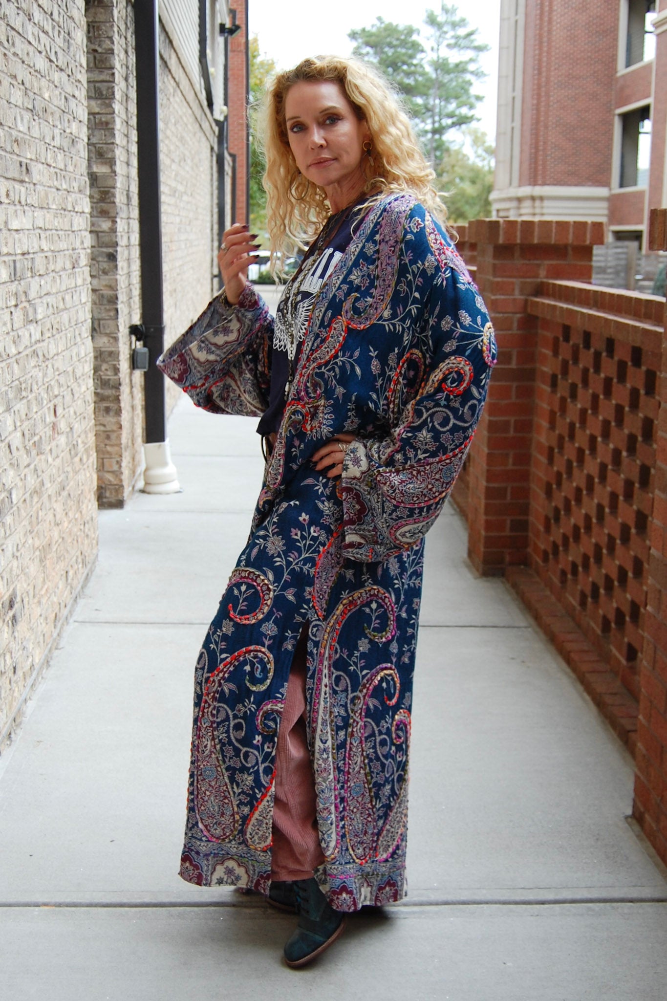 Bohemian Dream Duster in Blue