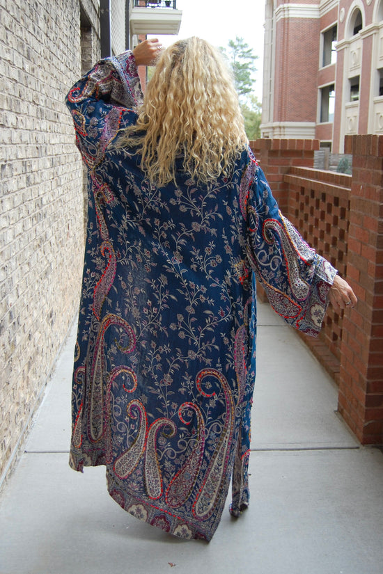 Bohemian Dream Duster in Blue