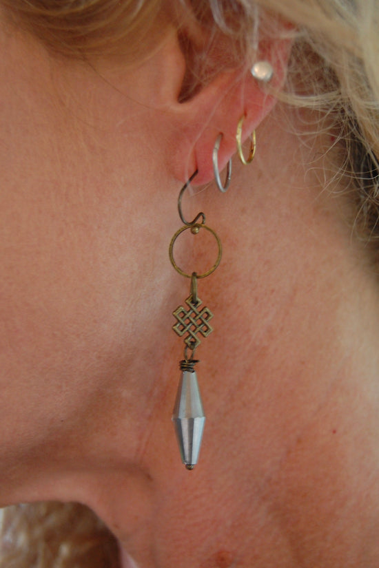 The Gypsy Gem Charm Drop Earrings