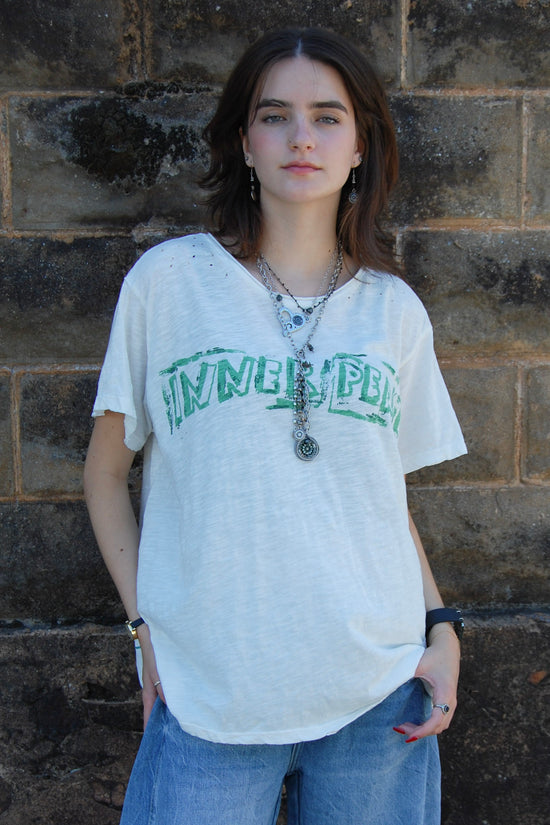 Magnolia Pearl Inner Peace Tee in Mantis