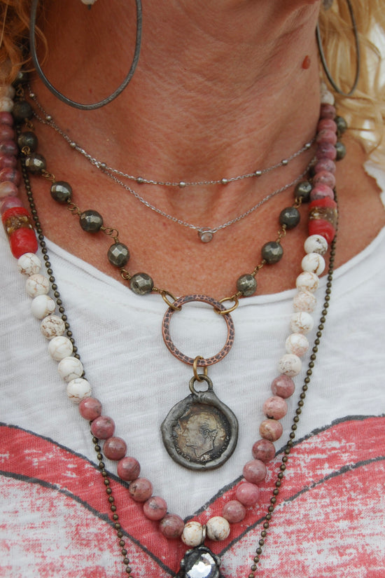 Spirit Lala Vintage Coin: Mix Coin Circle Necklace