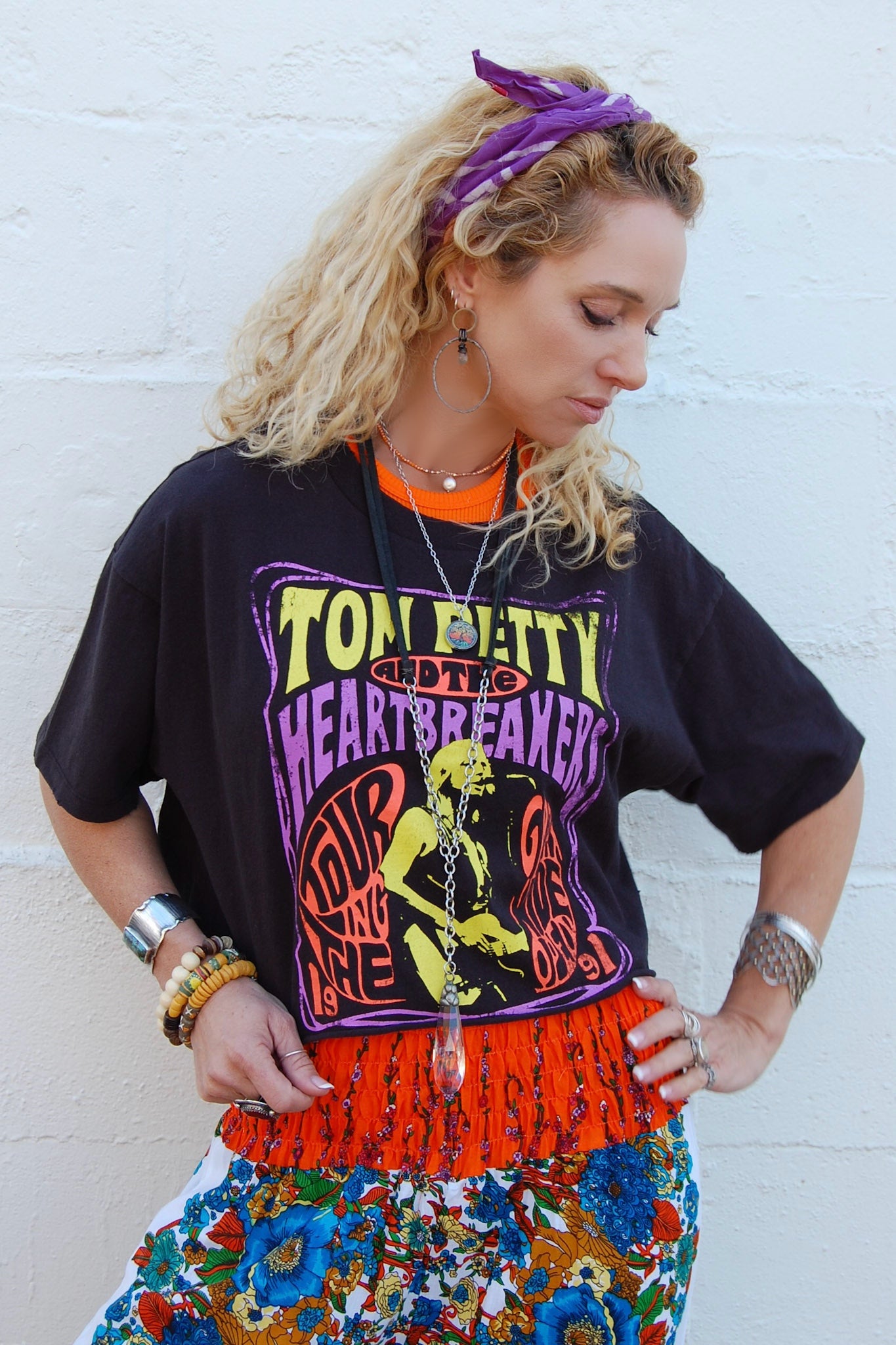 Tom Petty Great Wide Open Tour Shirt in Licorice