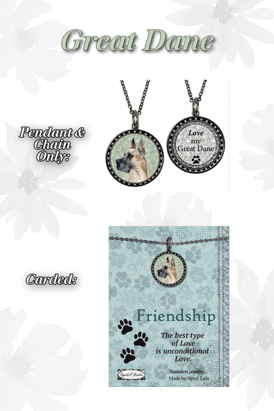 Spirit Lala: Dog Breed Pendant Necklace
