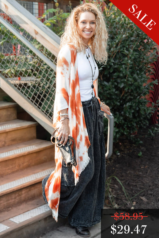 Load image into Gallery viewer, Final Sale The Melina Kimono in Rust
