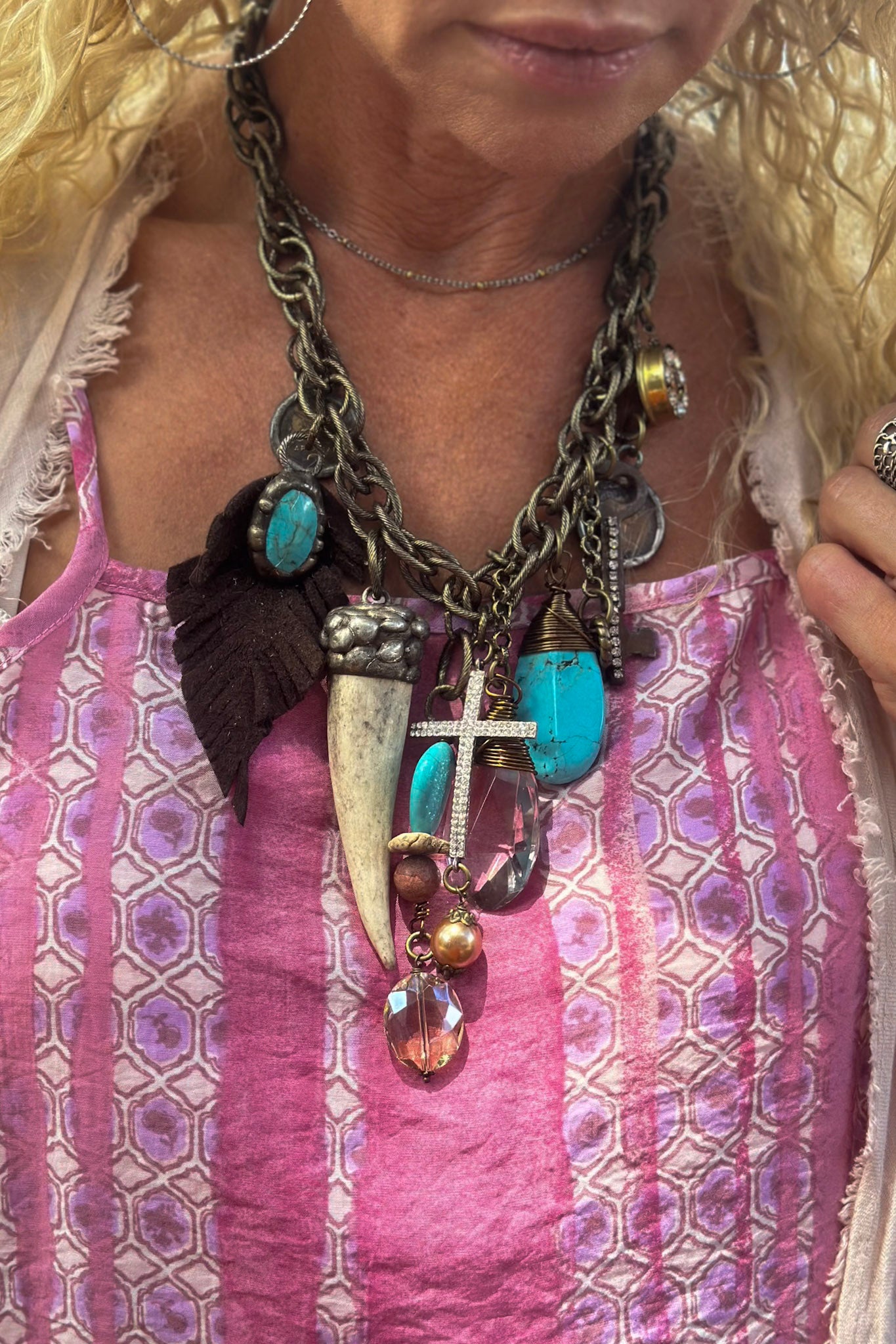 Large Mix Junk Necklace