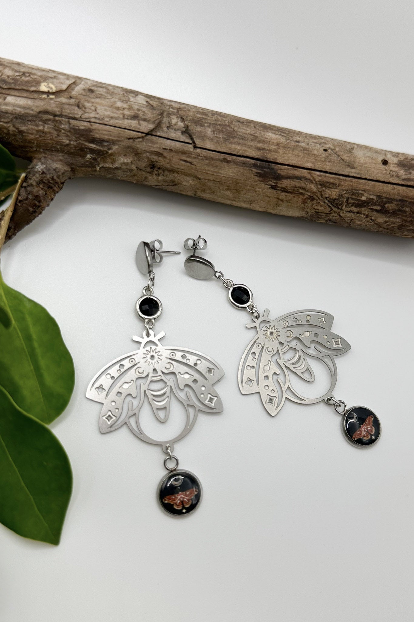 Spirit Lala: Bee & Butterfly Drop Earrings