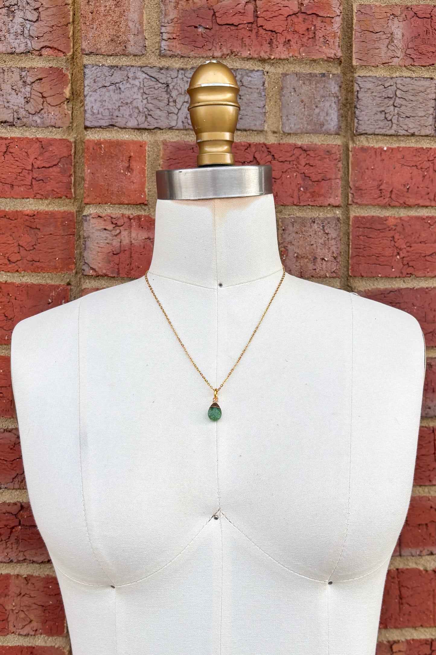 Small Tear Drop Gem Charm