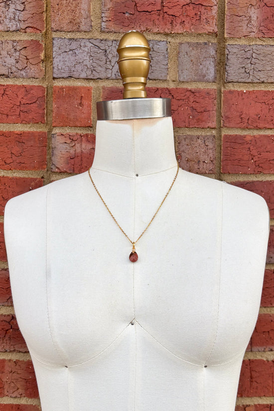 Small Tear Drop Gem Charm