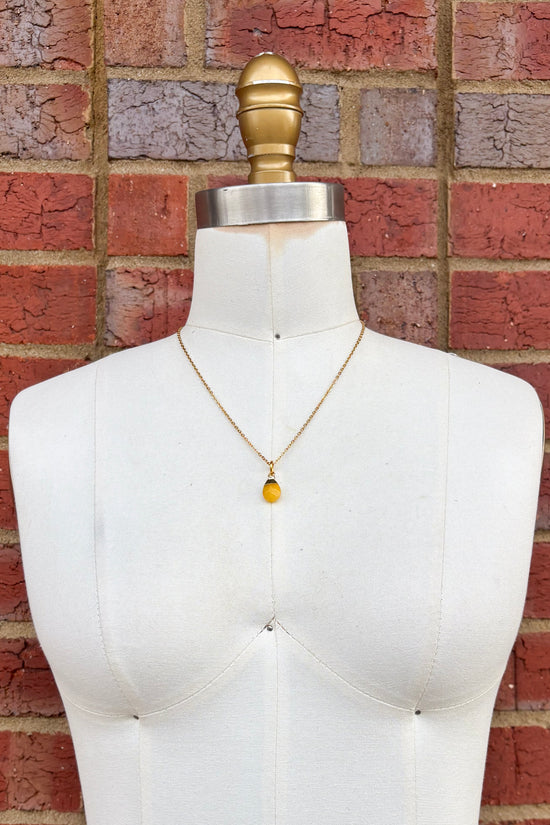 Small Tear Drop Gem Charm