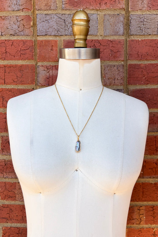 Grey Pearl Charm