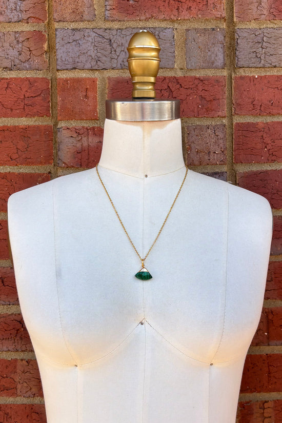 Triangle Gem Charm