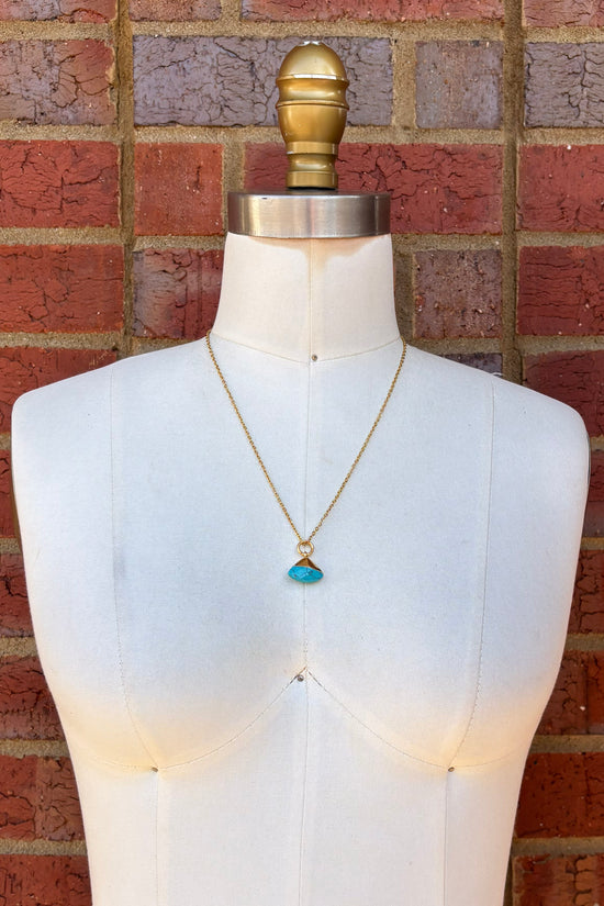 Triangle Gem Charm