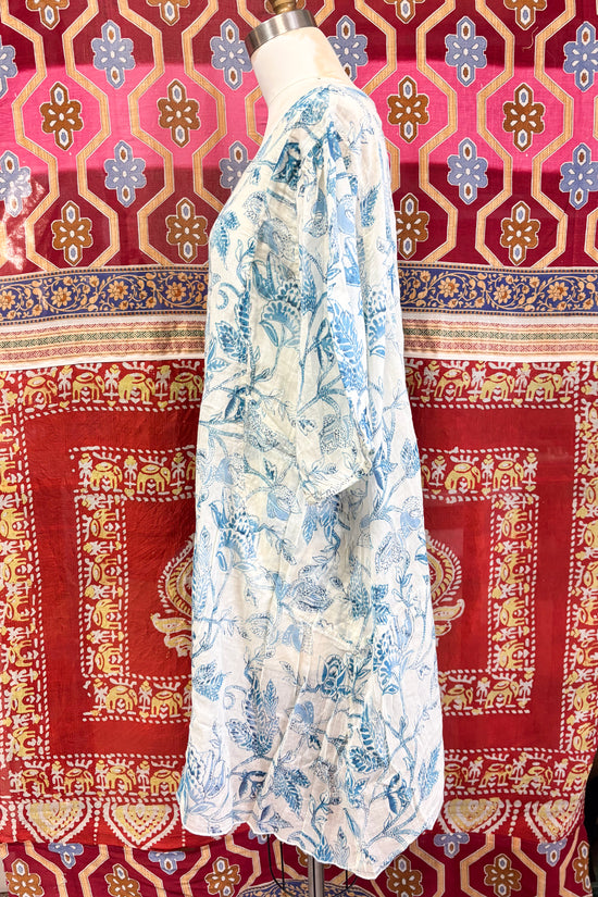 Isla Tunic Dress in Blue