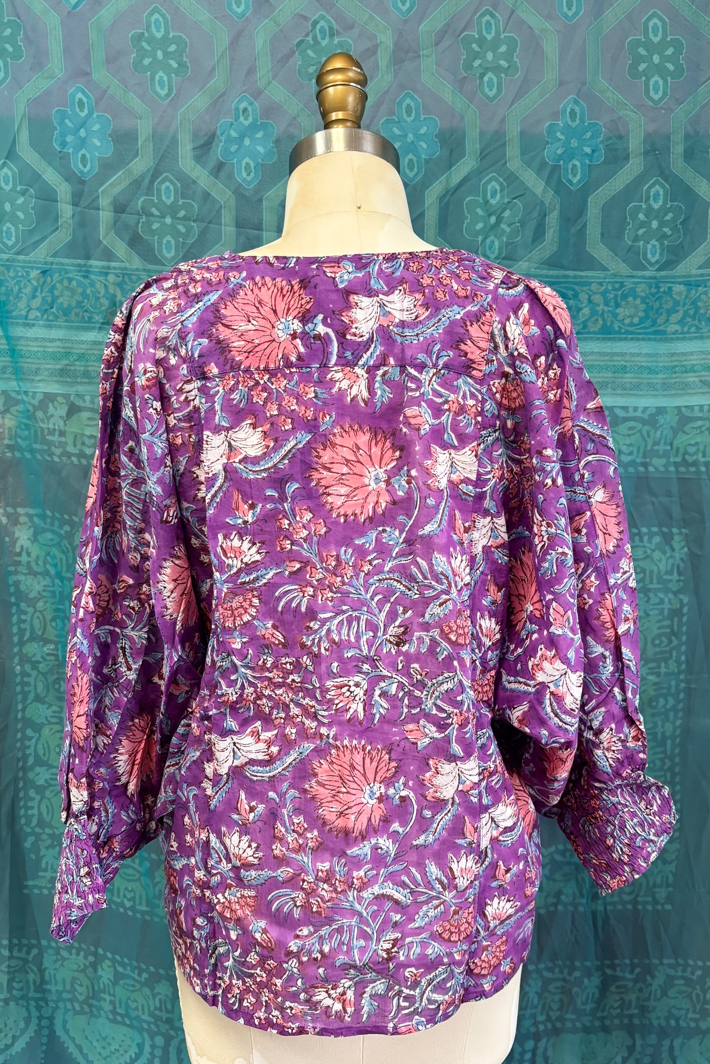 The Sandra Top in Purple