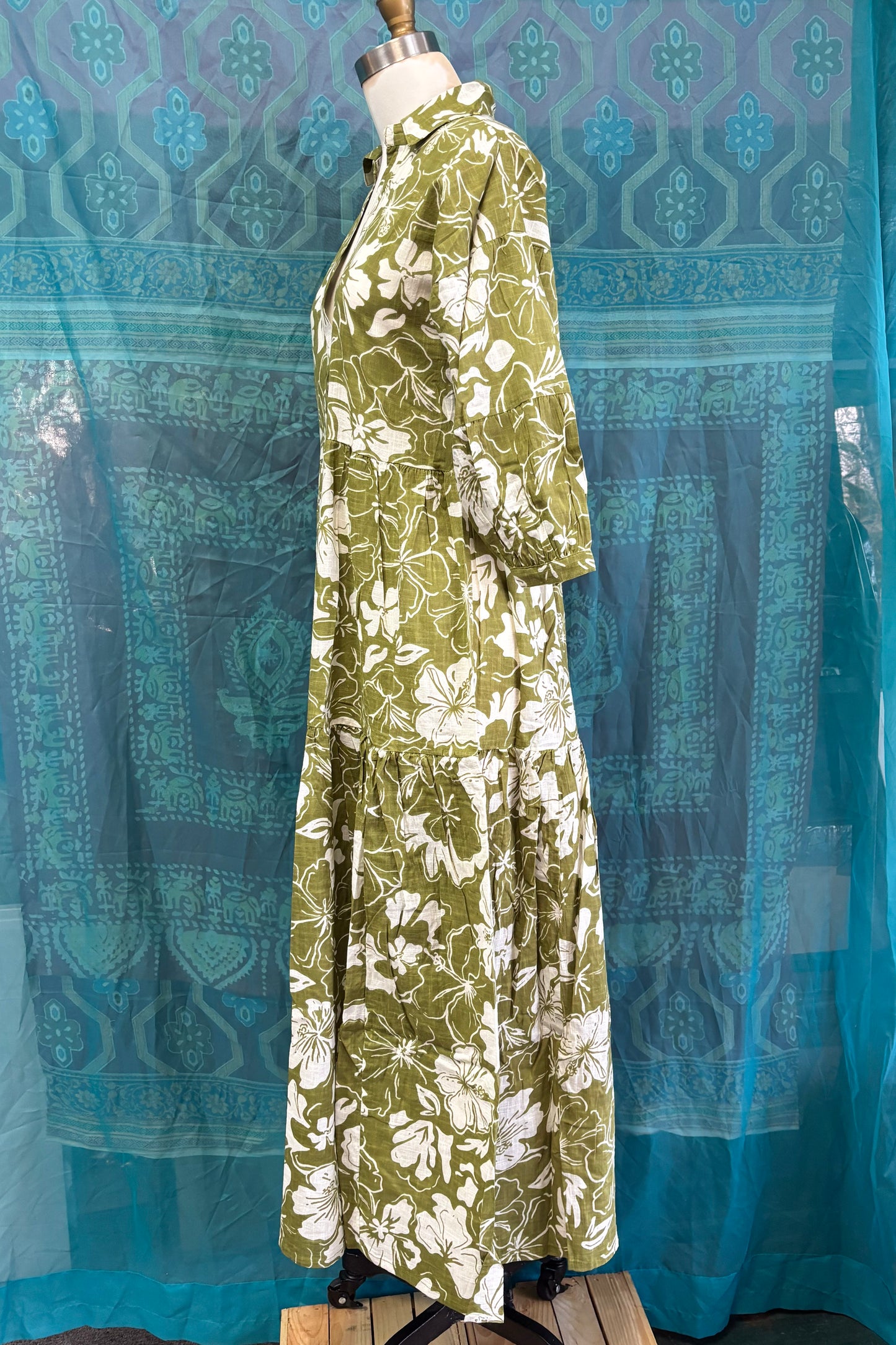 The Cheryl Dress in Olive