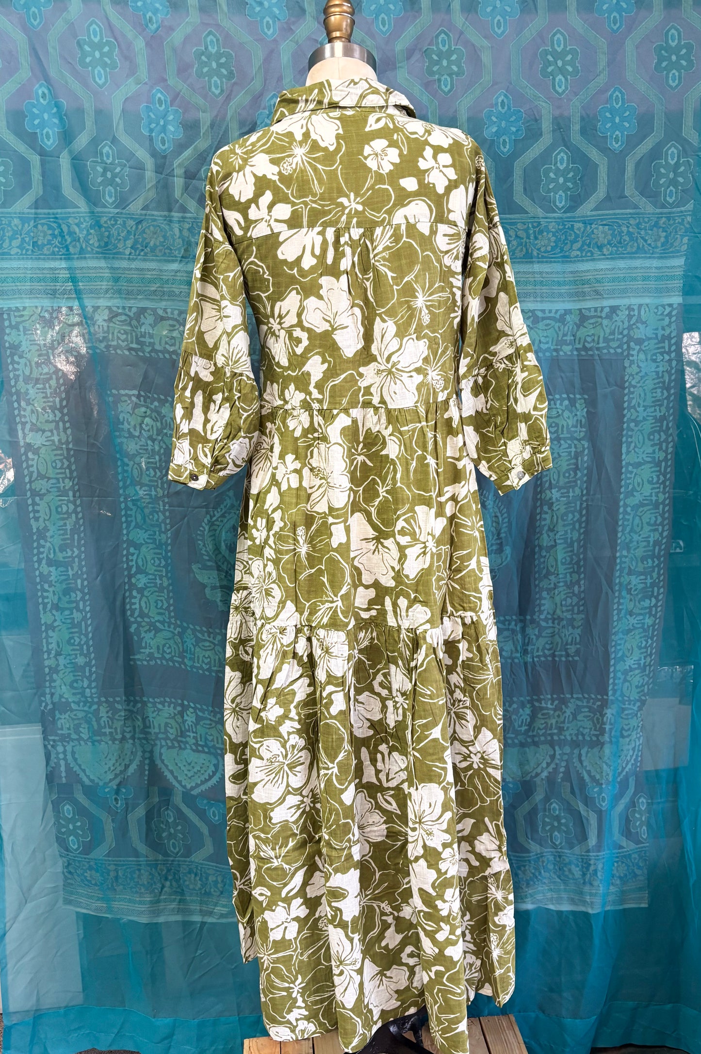 The Cheryl Dress in Olive