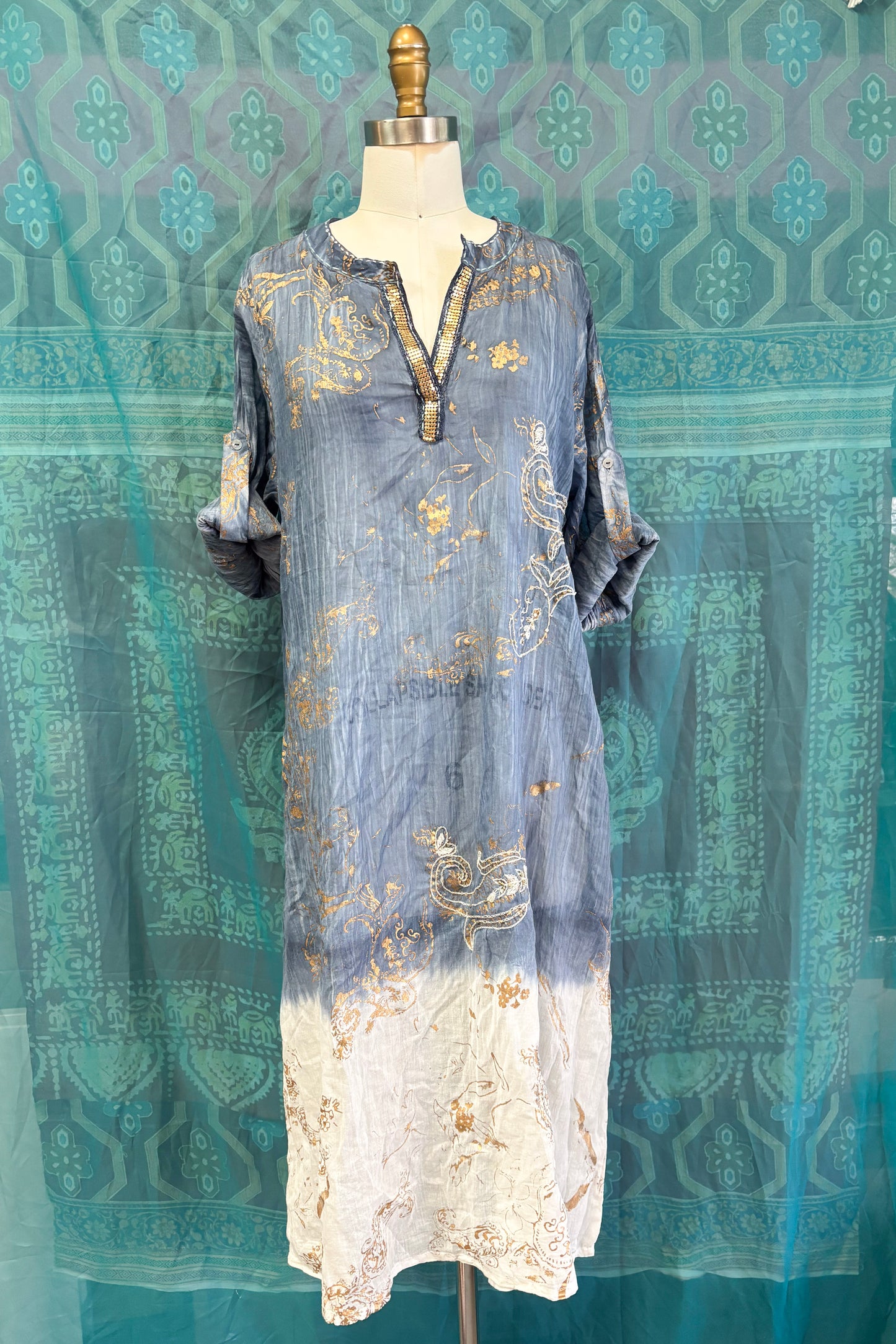 Samira Dress in Navy