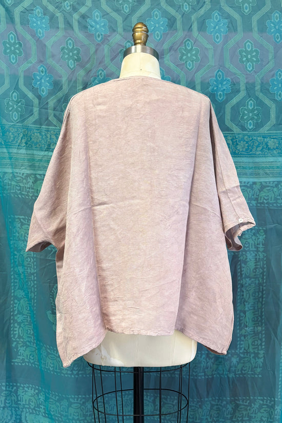 Load image into Gallery viewer, Ella Linen Top in Dusty Pink
