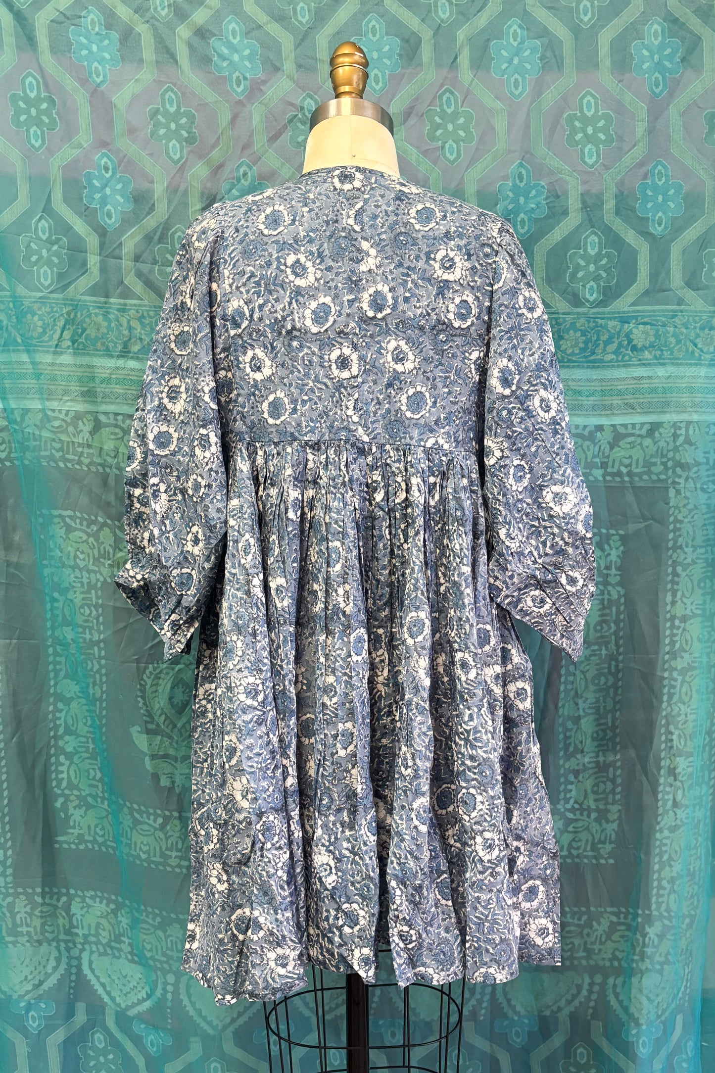 Raya Mini Dress in Grey