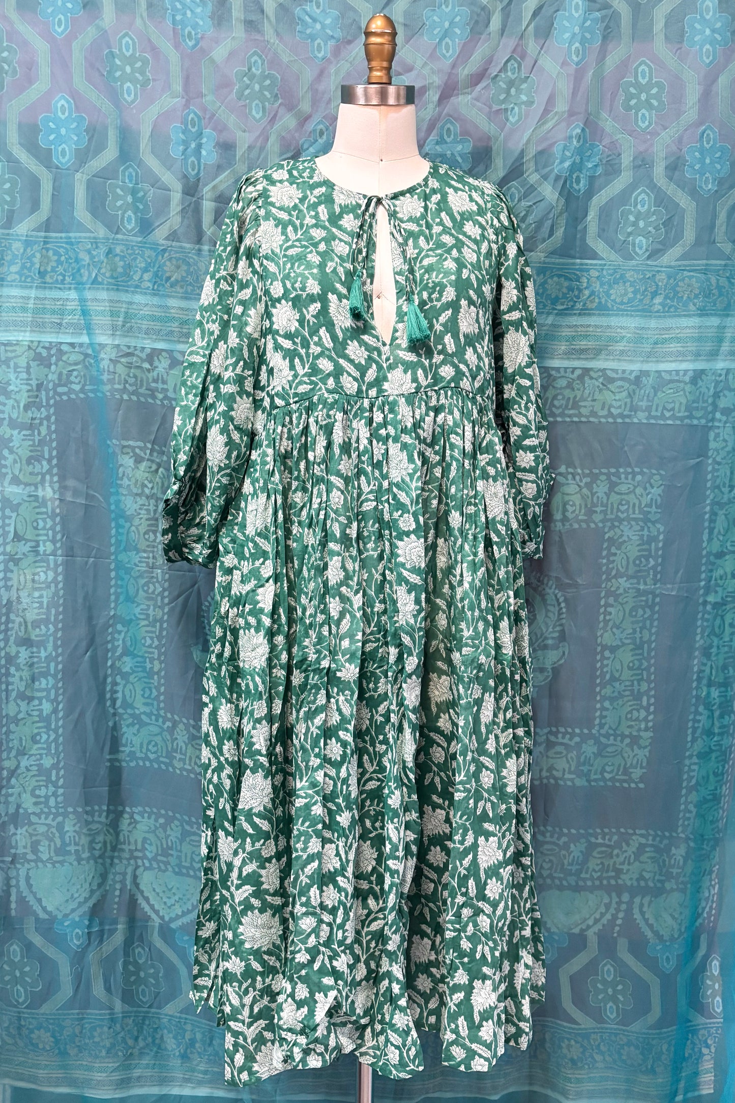 Amani Midi Dress in Green