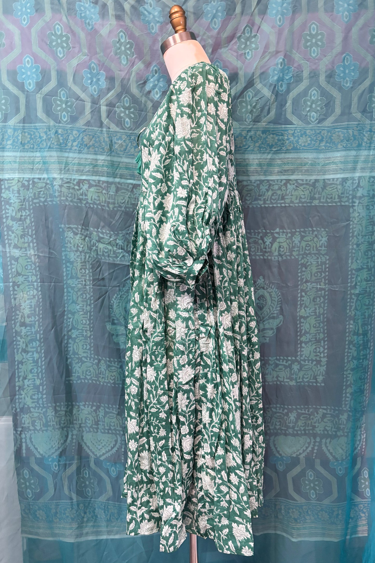 Amani Midi Dress in Green