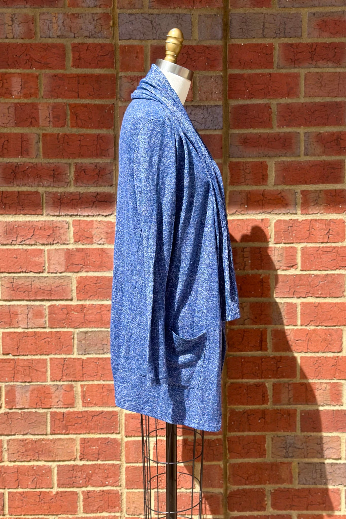 Final Sale Dora Cardi in Denim Blue