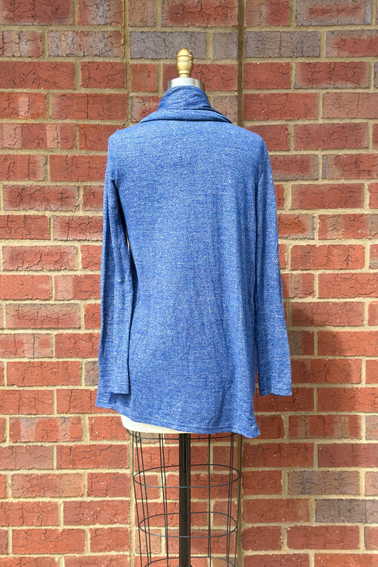 Final Sale Dora Cardi in Denim Blue