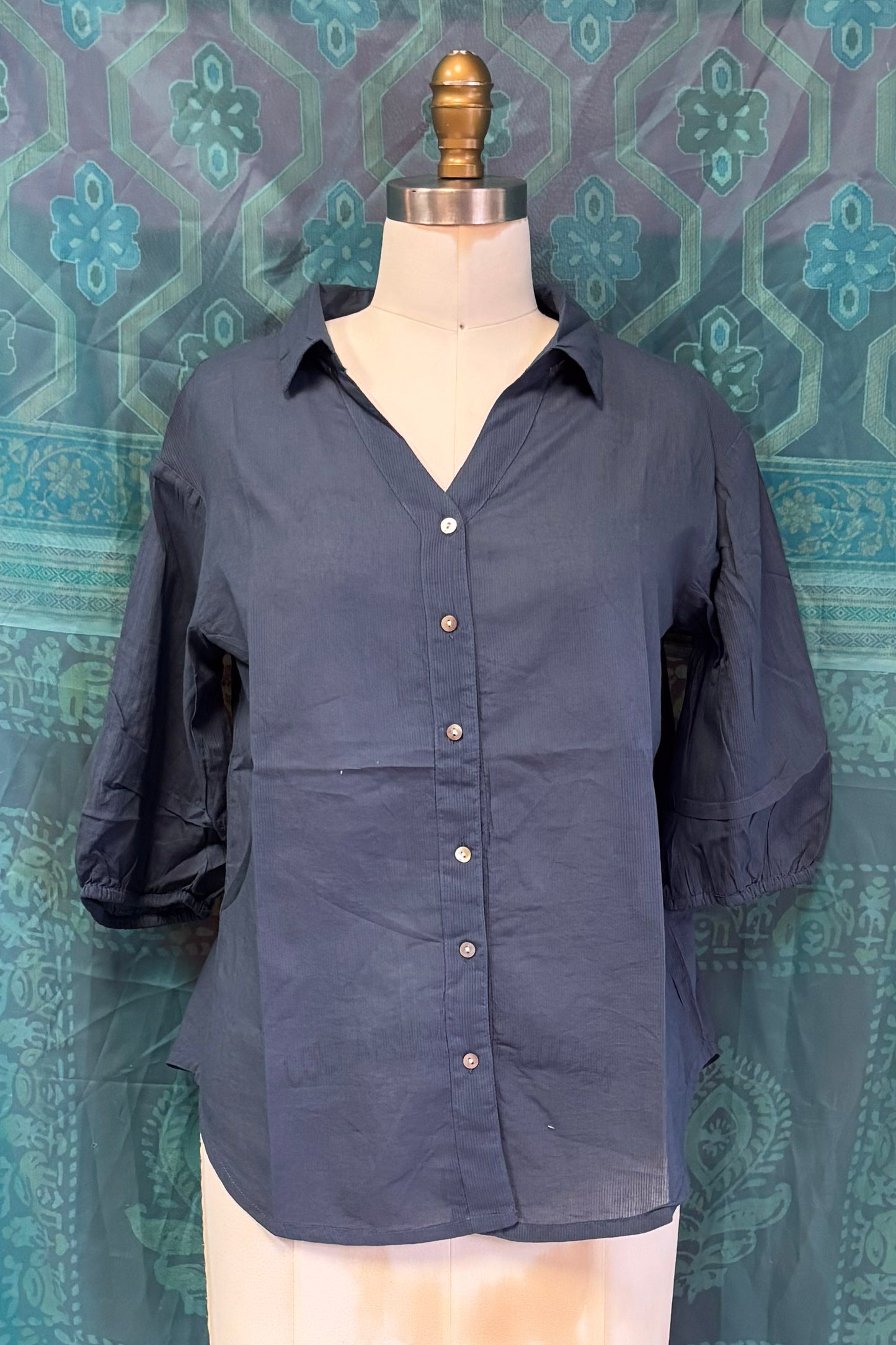 The Penelope Top in Demin