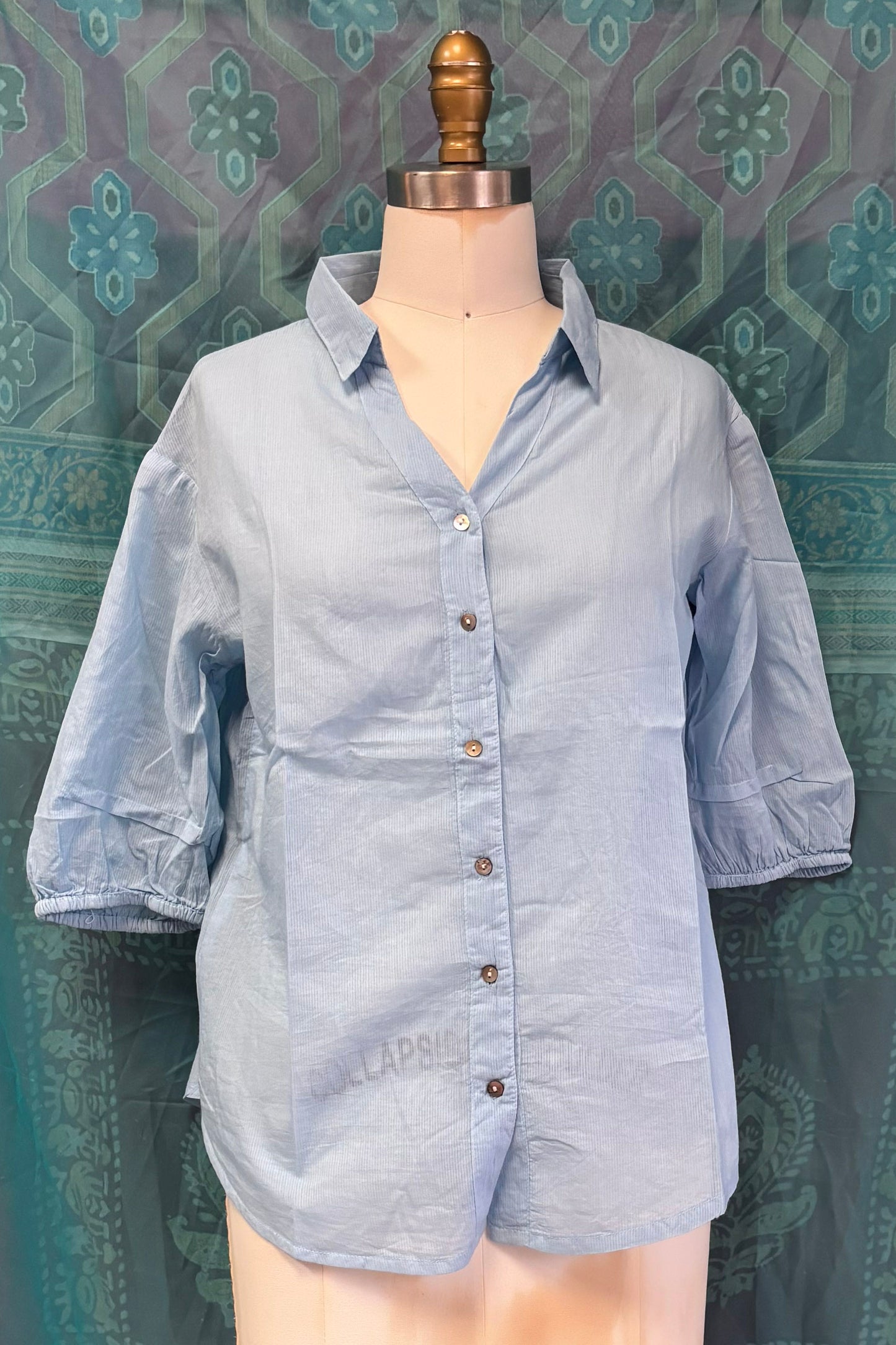 The Penelope Top in Light Blue