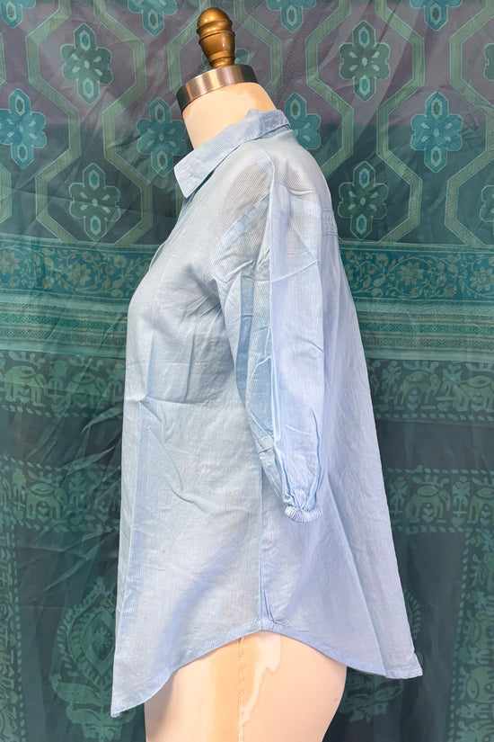 The Penelope Top in Light Blue