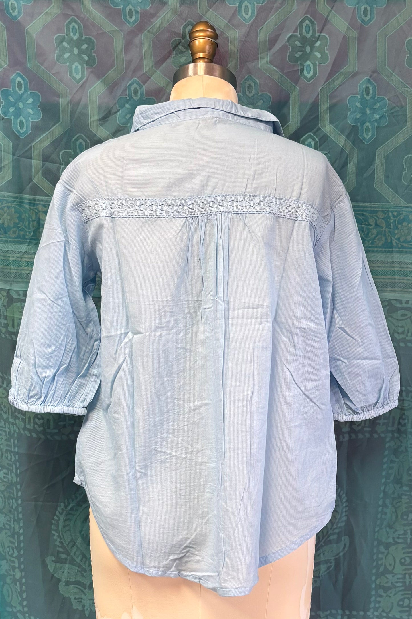 The Penelope Top in Light Blue