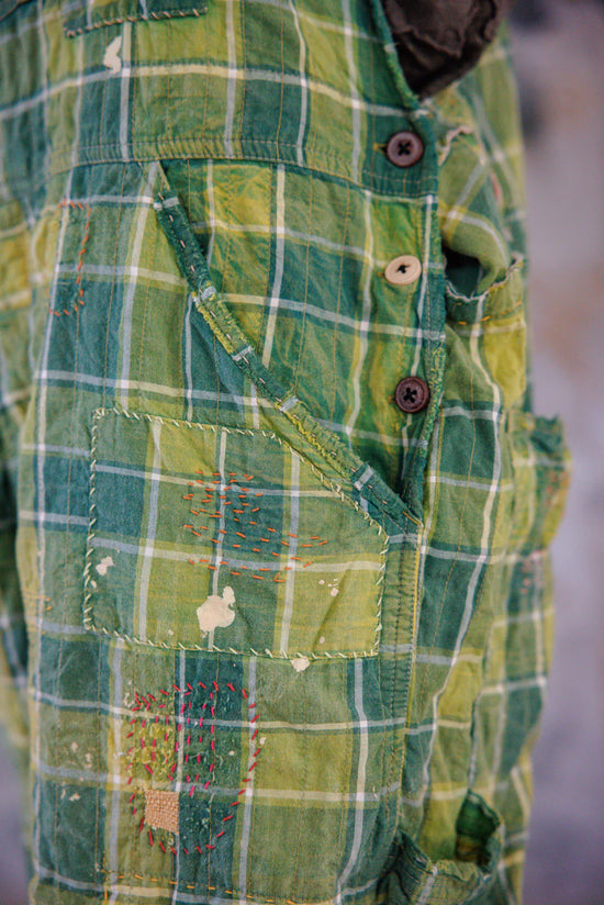 Magnolia Pearl Love Overalls in Uncle Joe's Plaid