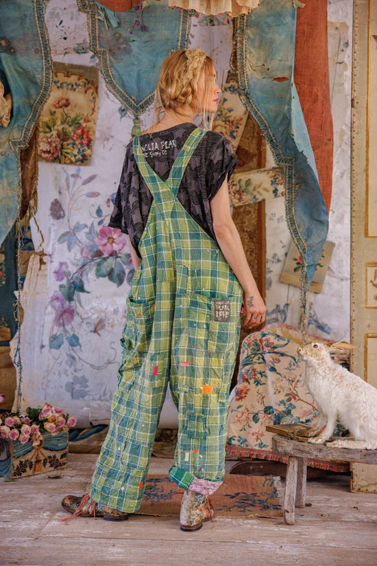 Magnolia Pearl Love Overalls in Uncle Joe's Plaid