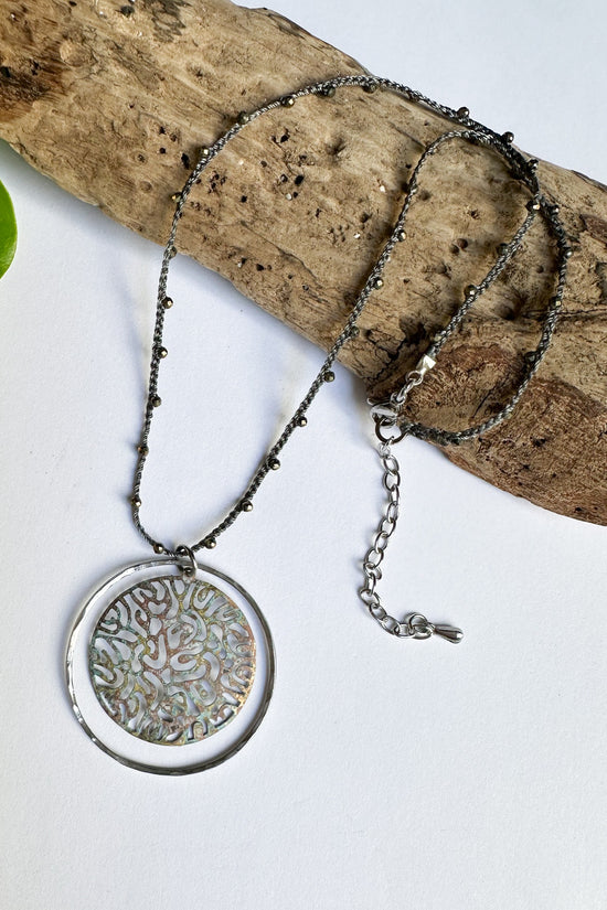Spirit Lala Zen: Doubled Up Abstract Medallion Necklace