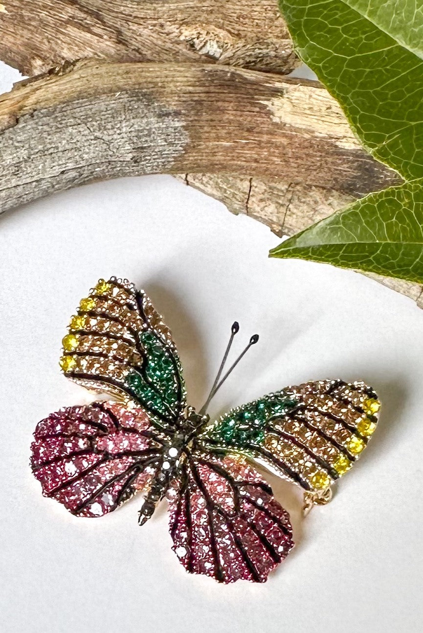 The Butterfly Bedazzled Brooch