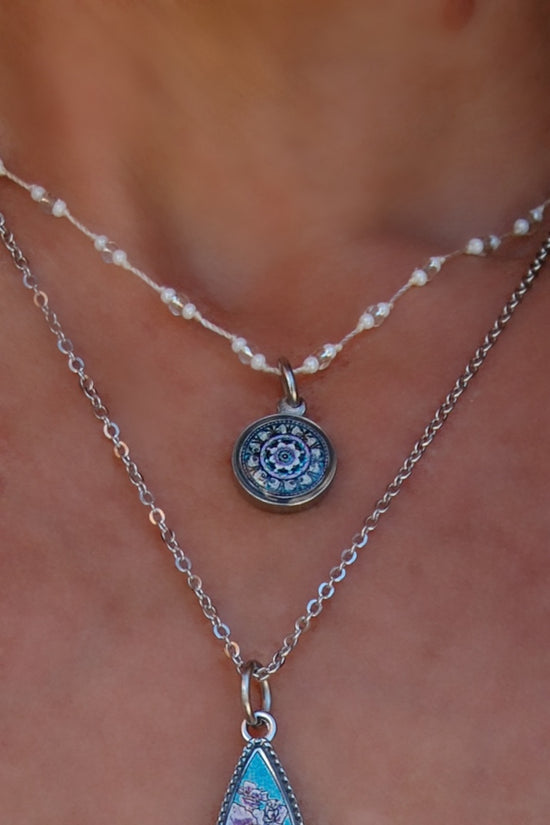 Spirit Lala: Choose Kindness Mandala Crochet Necklace