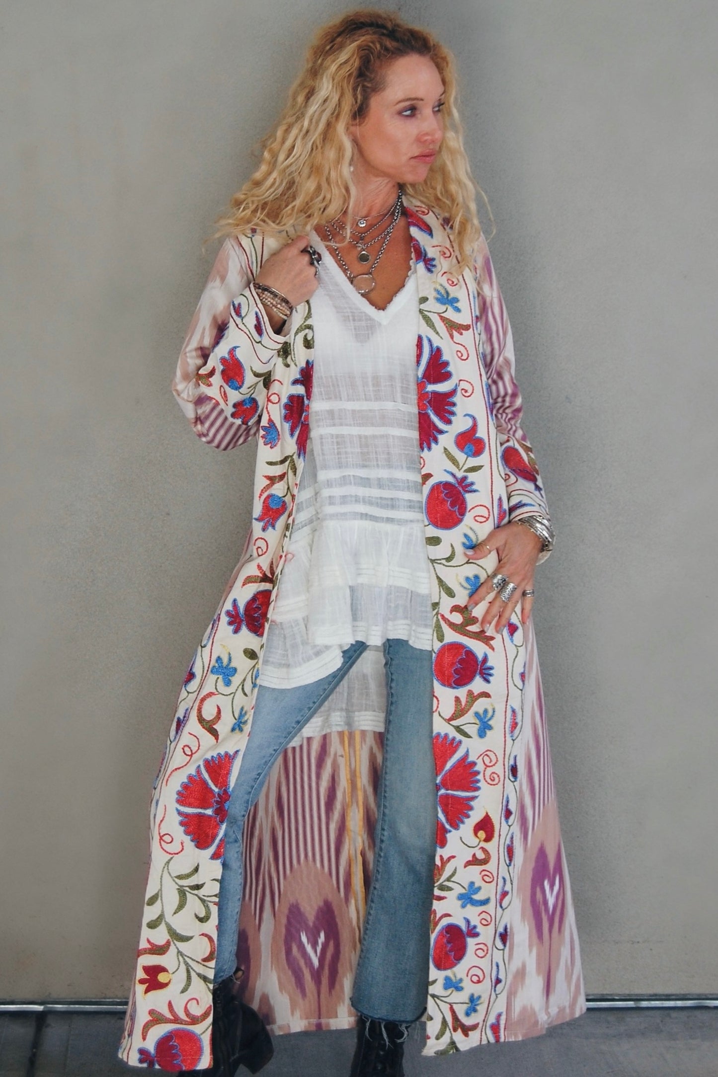 Load image into Gallery viewer, The Ellis Jacket in Whimsical - SpiritedBoutiques Boho Hippie Boutique Style Jacket, Spirited
