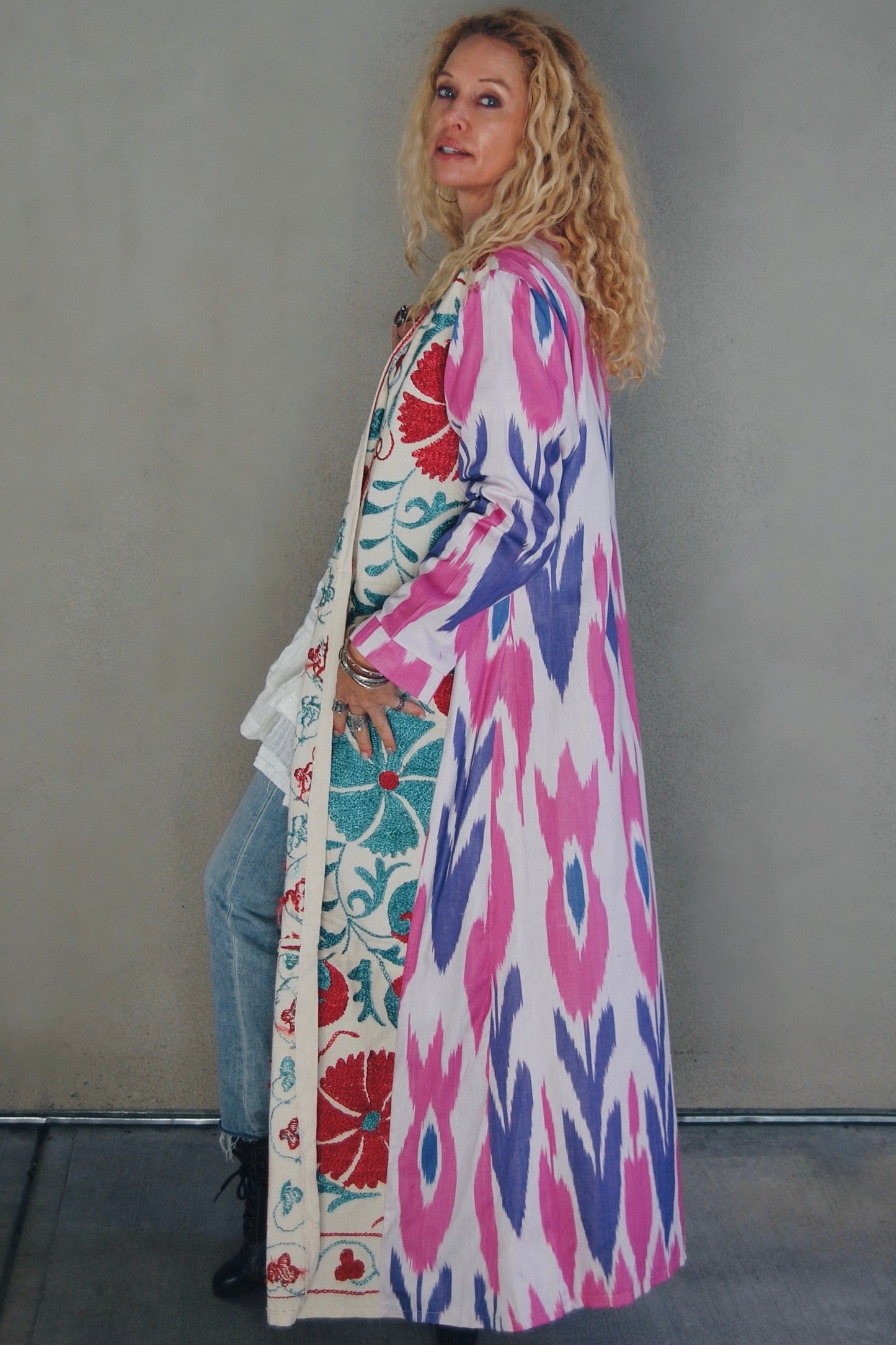Load image into Gallery viewer, The Hadley Jacket in Daisy - SpiritedBoutiques Boho Hippie Boutique Style Jacket, Spirited
