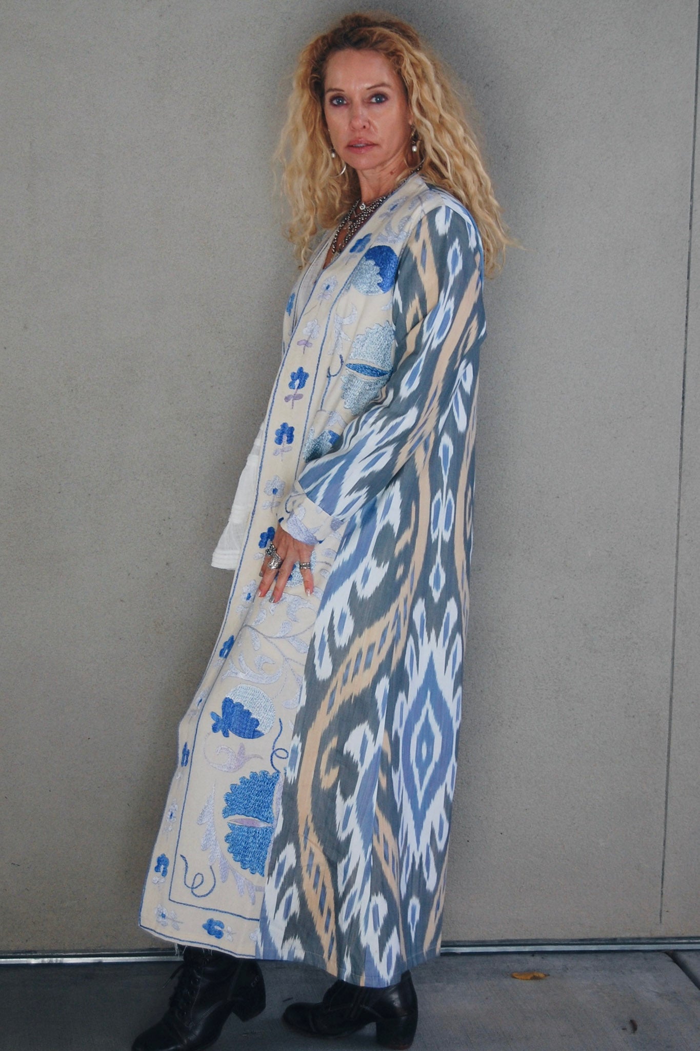 Load image into Gallery viewer, The Dreamer Jacket in Ikat Island - SpiritedBoutiques Boho Hippie Boutique Style Jacket, Spirited

