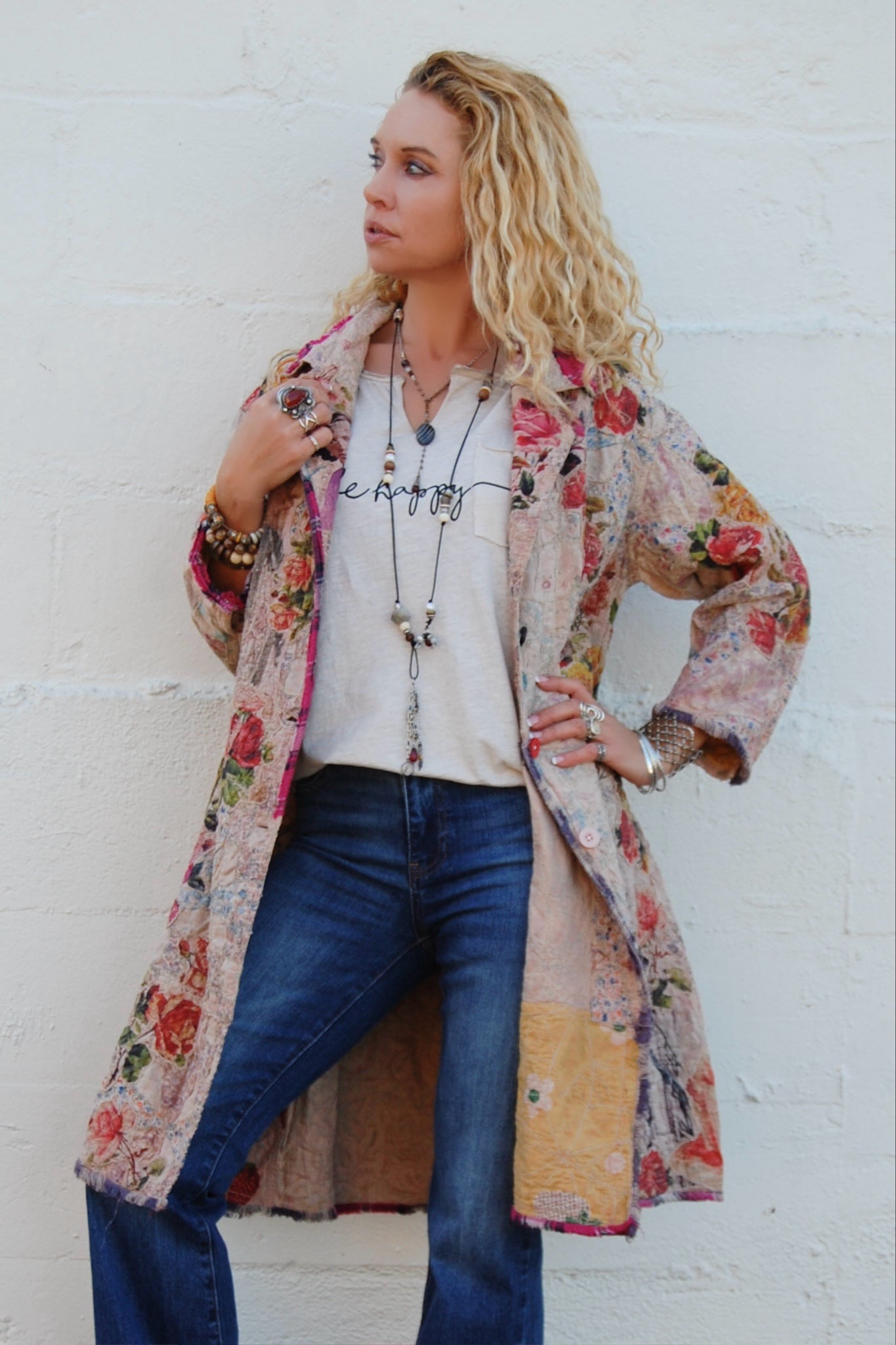 Magnolia Pearl Great Spirit Helena Josephina Coat in Multi