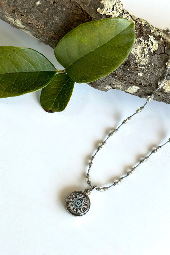 Spirit Lala: Peace Mandala Crochet Necklace